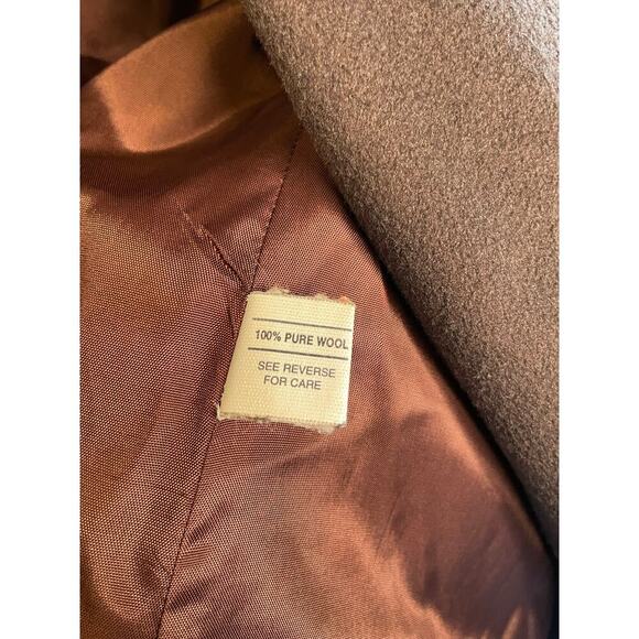 Larry Levine 100% Wool Long coat - Picture 6 of 10